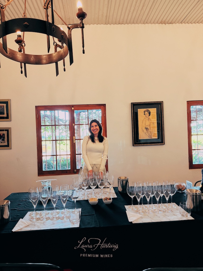Visita Laura Hartwig - Vinícola no Vale do Colchagua