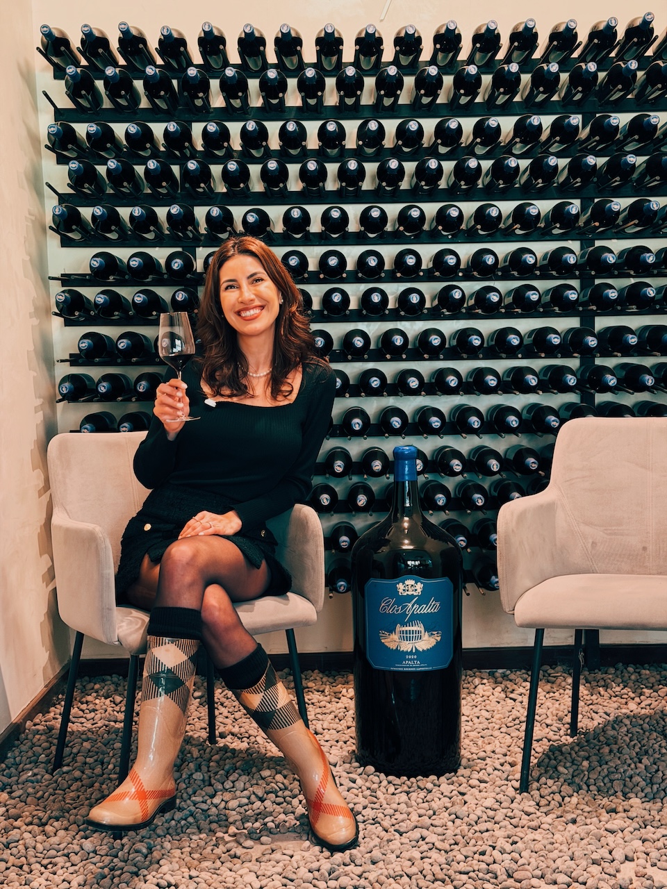 Garrafa de Clos Apalta 2022, vinho ícone de Carménère do Vale de Apalta - Conhecendo o Mundo com Julia | Terroir Collection